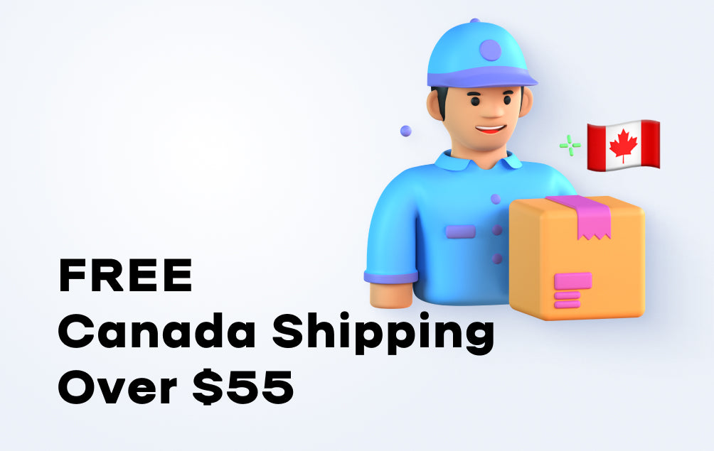 Canada Free Shipping over $55