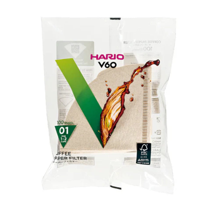 HARIO V60-01 Filters (100-Pack)