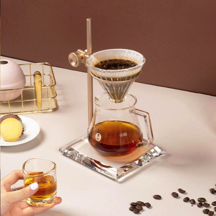 TIMEMORE Crystal Eye Glass Dripper with Holder