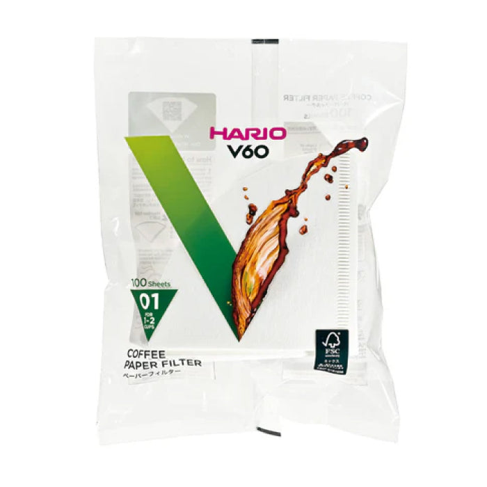 HARIO V60-01 Filters (100-Pack)