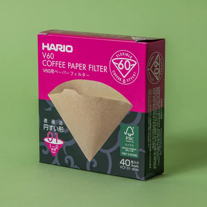HARIO V60-01 Filters (40-Pack)