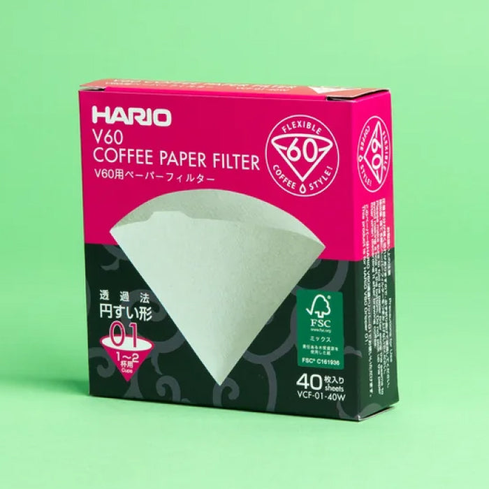 HARIO V60-01 Filters (40-Pack)