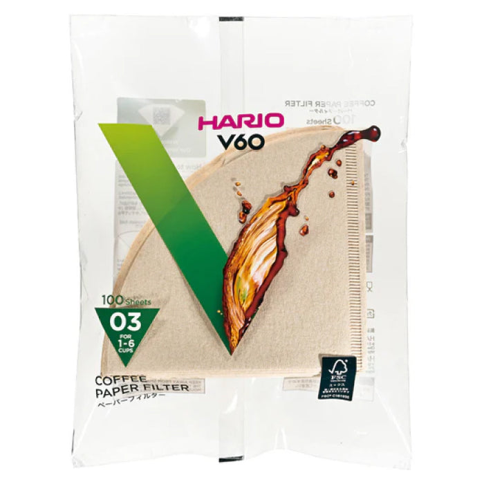 HARIO V60-03 Filters (100-Pack)
