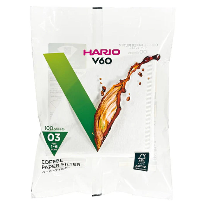 HARIO V60-03 Filters (100-Pack)