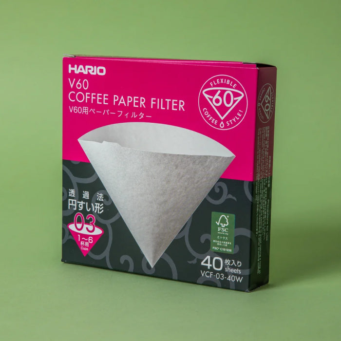 HARIO V60-03 Filters (40-Pack)