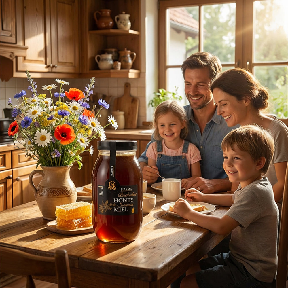 Pure Ukrainian Buckwheat Honey 1kg