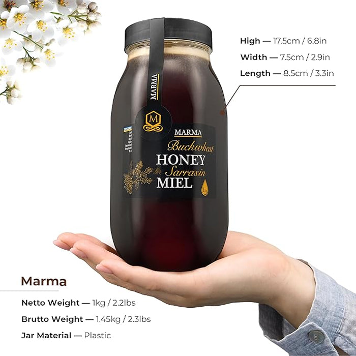 Pure Ukrainian Buckwheat Honey 1kg