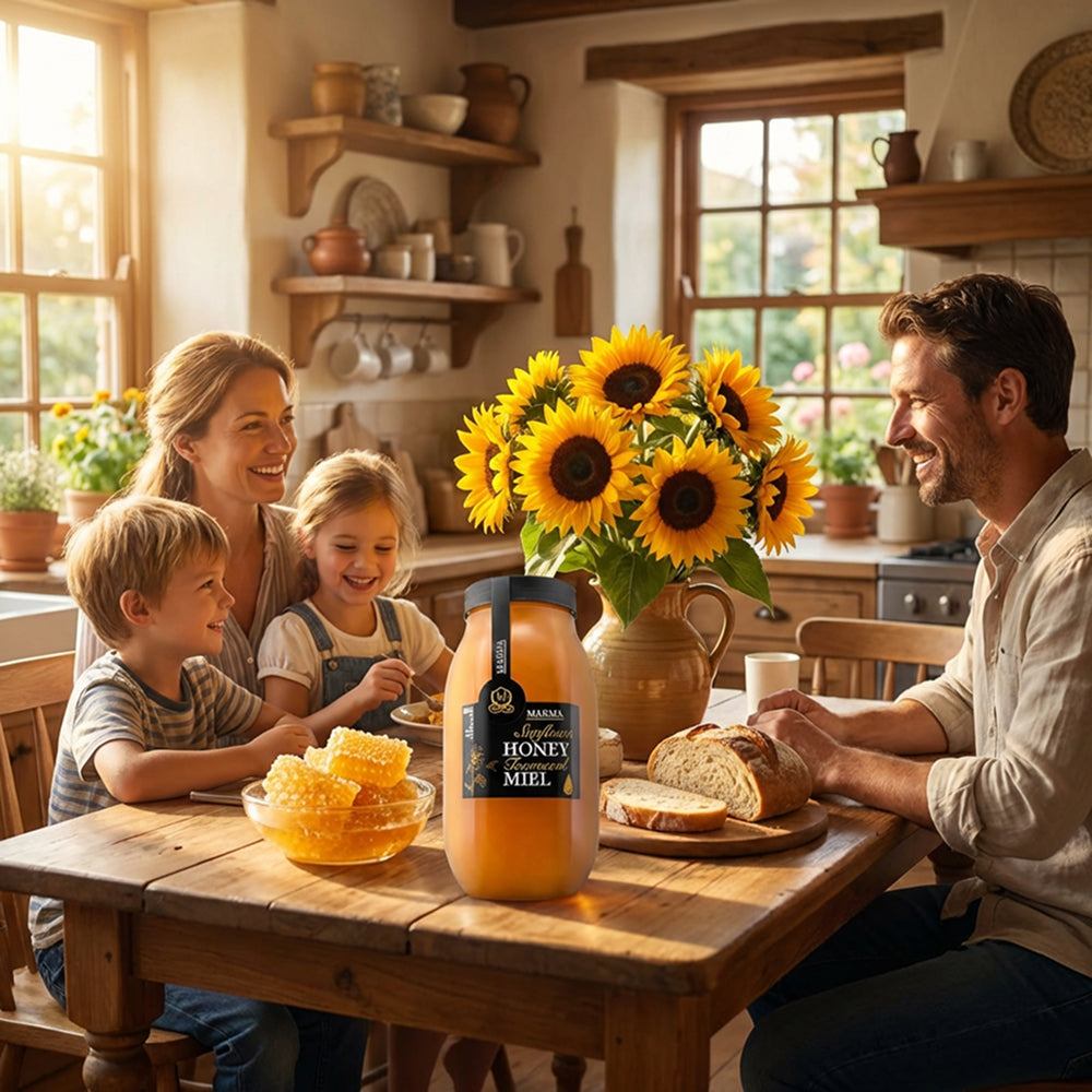 Pure Ukrainian Sunflower Honey 1kg